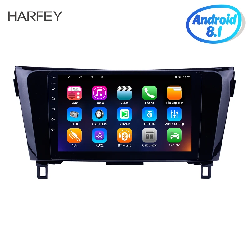 Harfey Bluetooth 9 &quotAndroid 8 1 GPS Радио автомобильный мультимедийный плеер навигационная