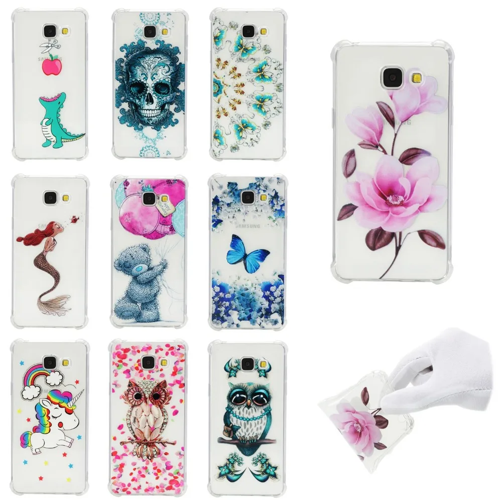 Case Anti-fall TPU For fitted case Samsung A510 2016 Cat Stand Cover Flip Leather Book Holder |