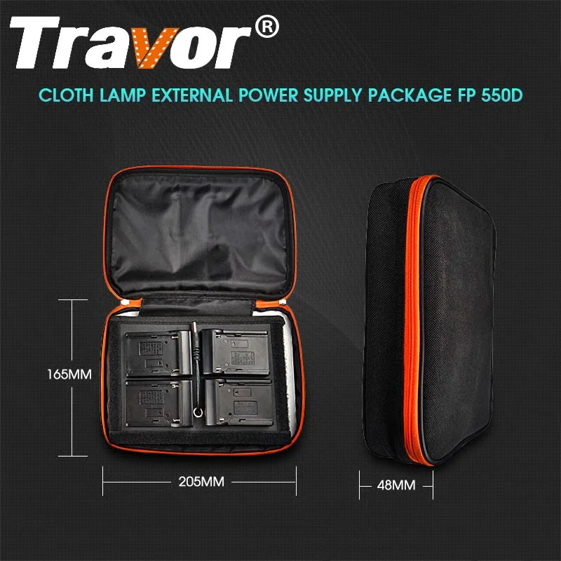 

Travor external power battery pack FP550D for Flexible Led Video Light FL-3030 FL-3030A FL-3060 FL-3060A