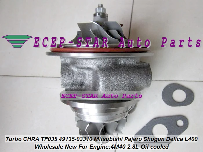 Oil cooled Turbo cartridge CHRA Core TF035 49135-03310 49135-03130 For Mitsubishi Pajero Shogun Delica L400 4M40 2.8L (1)