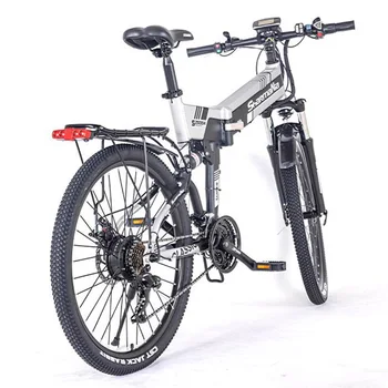 

Folding Electric Bicycle Bike Two Wheels Electric Bicycle 26 Inch 350W Mountain Portable Electric Scooter Adults