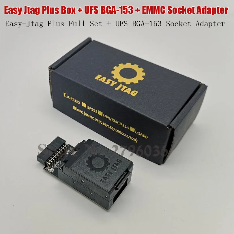 2019 оригинальный легкий Jtag Plus EMMC разъем + Easy-Jtag Plus UFS BGA-153 адаптер