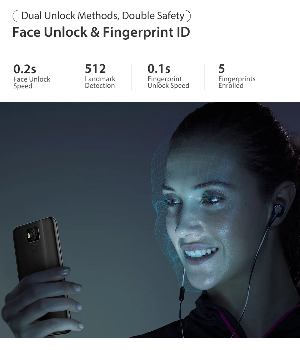 Ulefone power 6 Смартфон Android 9,0 Helio P35 Octa-core 6350mah 6," 4 GB 64 GB 16MP face ID NFC 4G Global мобильные телефоны