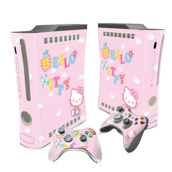 

Skin Sticker Decals For Xbox 360 Console and Controller Skins Stickers for Xbox360 Vinyl - Hello Kitty