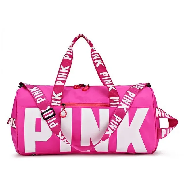 SNUGUG уличная одежда, сумка для фитнеса, водонепроницаемая розовая спортивная сумка для девочек, Мужская нейлоновая женская спортивная сумка для фитнеса, тренировочная дорожная сумка - Цвет: rose red