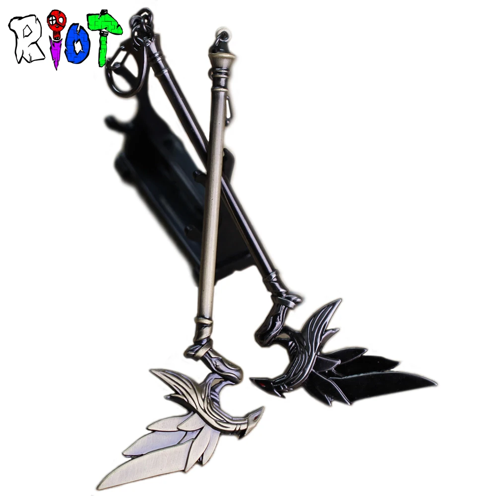 LOL Ravenborn LeBlanc брелок обманщик птица палочка модельный сплав аксессуары для игры