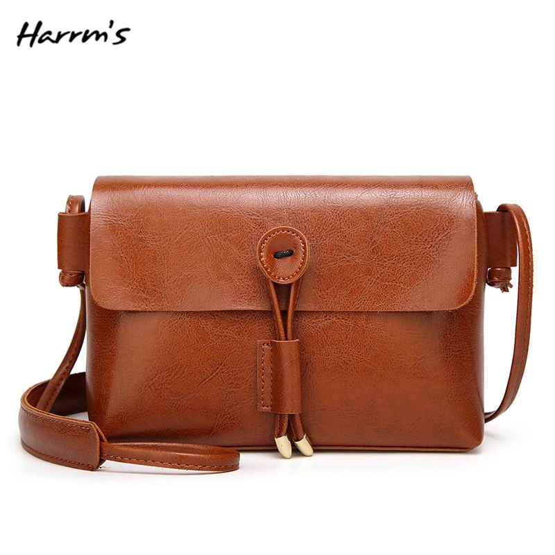 2018 Vintage PU Leather Handbags Women Purse Famous Designer Crossbody