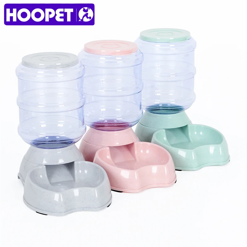 HOOPET Pet собака кошка автоматическая кормушка для домашних животных 3 5л поилка