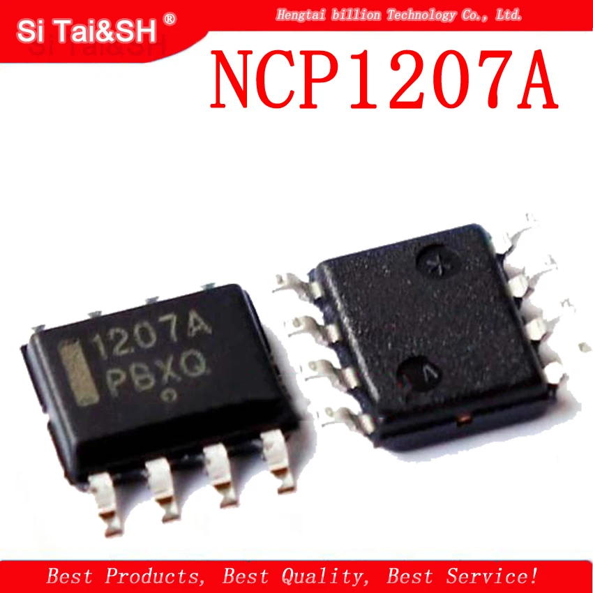 5 шт. NCP1207A SOP-8 NCP1207 NCP1207ADR2G NCP1207ADR SOP 1207A SMD ЖК-чип питания | Электронные компоненты и
