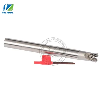 

EMRC20-5R20-200-2T indexable End Mill,Milling tool Cutter For Milling Machine,2T Dia 20mm For Inserts