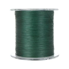 300 м 50 фунтов 0,26 мм леска прочная плетеная 4 нити высокое качество цвет: темно-зеленый