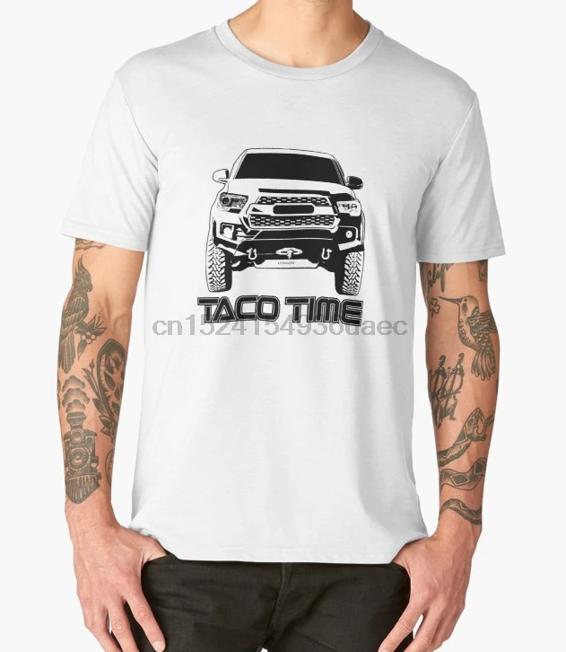 Printed Men T Shirt Cotton O Neck Tshirts Taco Time Toyota Tacoma 3rd Gen Short Sleeve Women T 