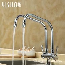 Акция None Grifos Cocina Torneira Cozinha Yisha Новая кухня и искусство двойной кран паз блюдо бассейна может повернуть 1013