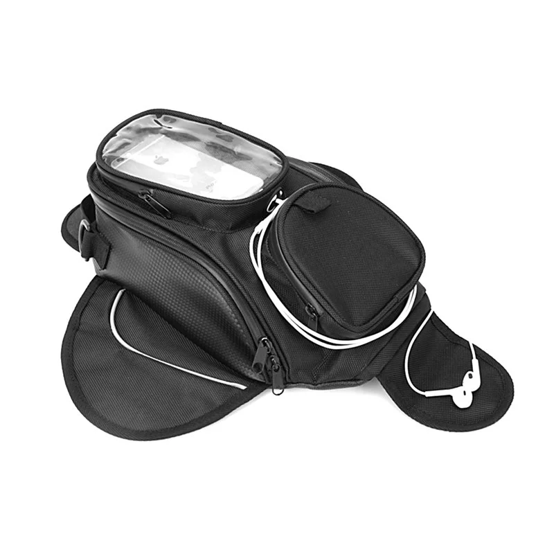 cheap new Bicycle Bag Motorbike Oil Fuel Tank Bag Magnetic Tank Bike Saddle Bag Motorcycle Bag Big Screen For Phone GPS