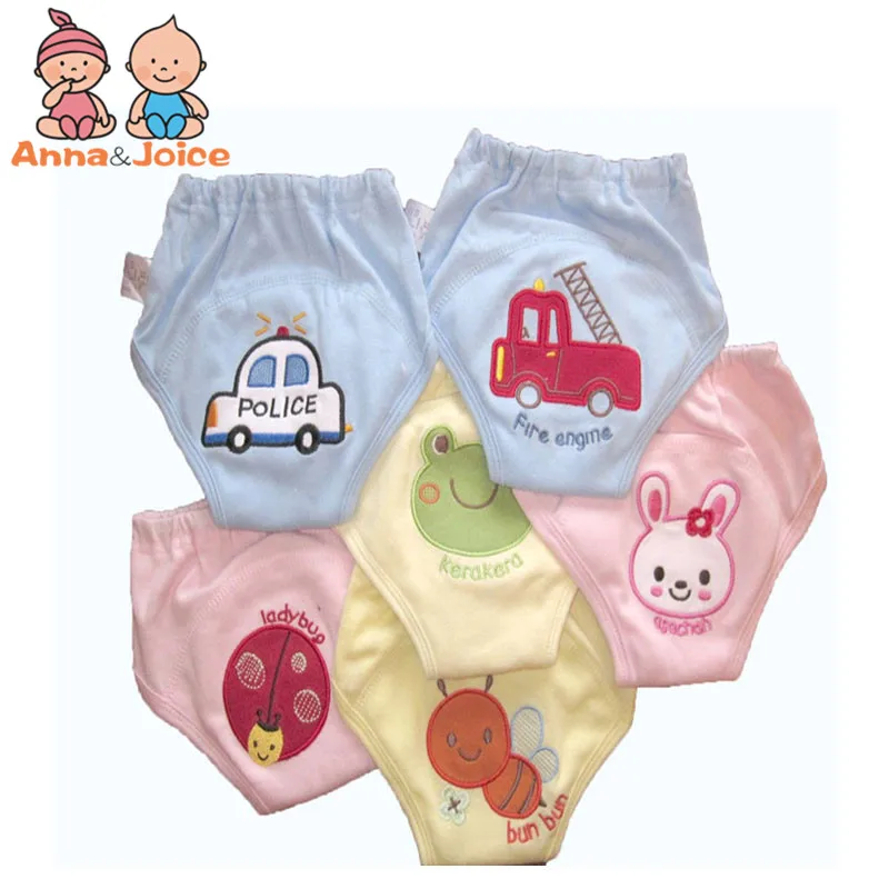 24pcs/lot 4 layers Baby training pants/Baby waterproof cotton training