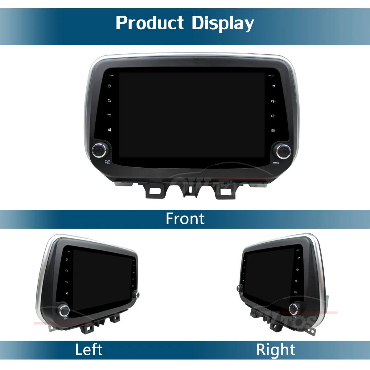 Best 9" IPS 8 Core 4GB+64GB Android 9.0 Car Multimedia For Hyundai Tucson IX35 2018 2019 Radio GPS Navigation DSP CarPlay Parrot BT 3