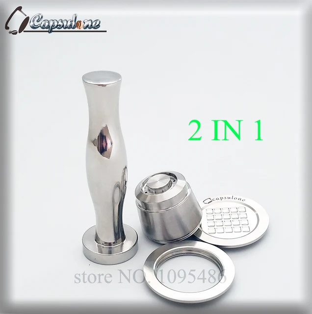 $US $44.26 free shipping 2016 new/Capsulone Stainless Steel Metal +coffee tamper Nespresso Machine