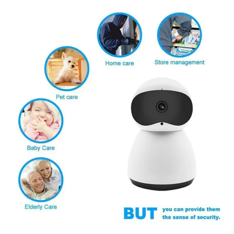 

Newest Y8 Wireless WIFI 1080P Pan Tilt Home Security IP Camera IR Night Vision Two-Way Audio Webcam Camcorder Video Recorder