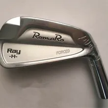 7 шт модель RomaRo Ray-H Железный набор RomaRo Golf кованые железные клюшки для гольфа 4-9 P сталь/графит вал с крышкой головы