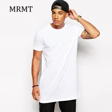 2019 White Casual Long Size Mens Hip hop Tops StreetWear extra long tee shirts for men Longline t-shirt Short Sleeve tshirt