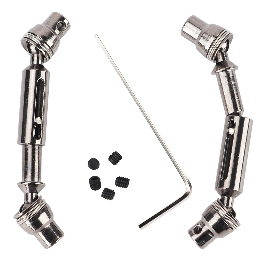 2pcs 1:16 RC Vehicle Model Drive Shaft with Screwdiver Spare Parts for WPL B14 B16 MN90 MN90 Cars