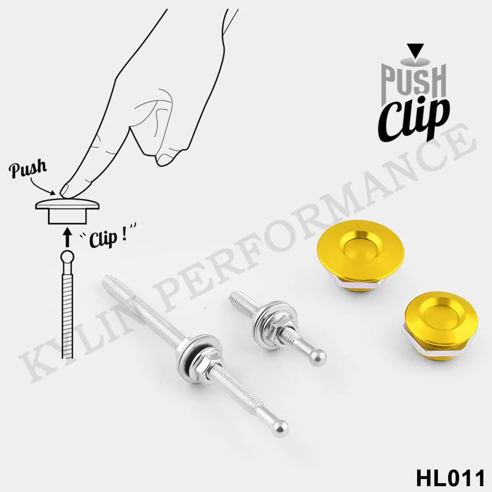 25 мм/30 мм Универсальный JDM стиль Кнопка заготовка капот шпильки Замок Клип комплект автомобиля быстрые булавки для BMW HL011