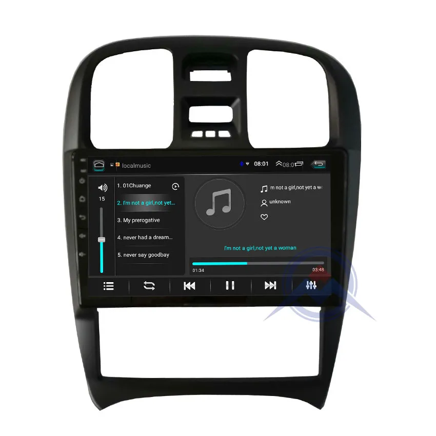 Perfect ZOHANAVI 9inch 2.5D Android Car DVD gps for Hyundai Sanat EF Tagaz 2007 2004-2009 CAR radio stereo multimedia player WIFI 4