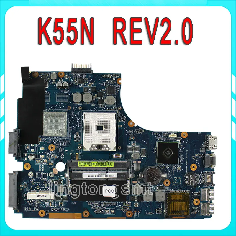 K55N Motherboard for ASUS K55DE REV2.0 Integrated 69N0M9M10D05 Fully Tested almost new Main BoardK55N Motherboard for ASUS K55DE asus g31 motherboard g31tlm g31tlm2 fully integrated g31tm v1 0 lot