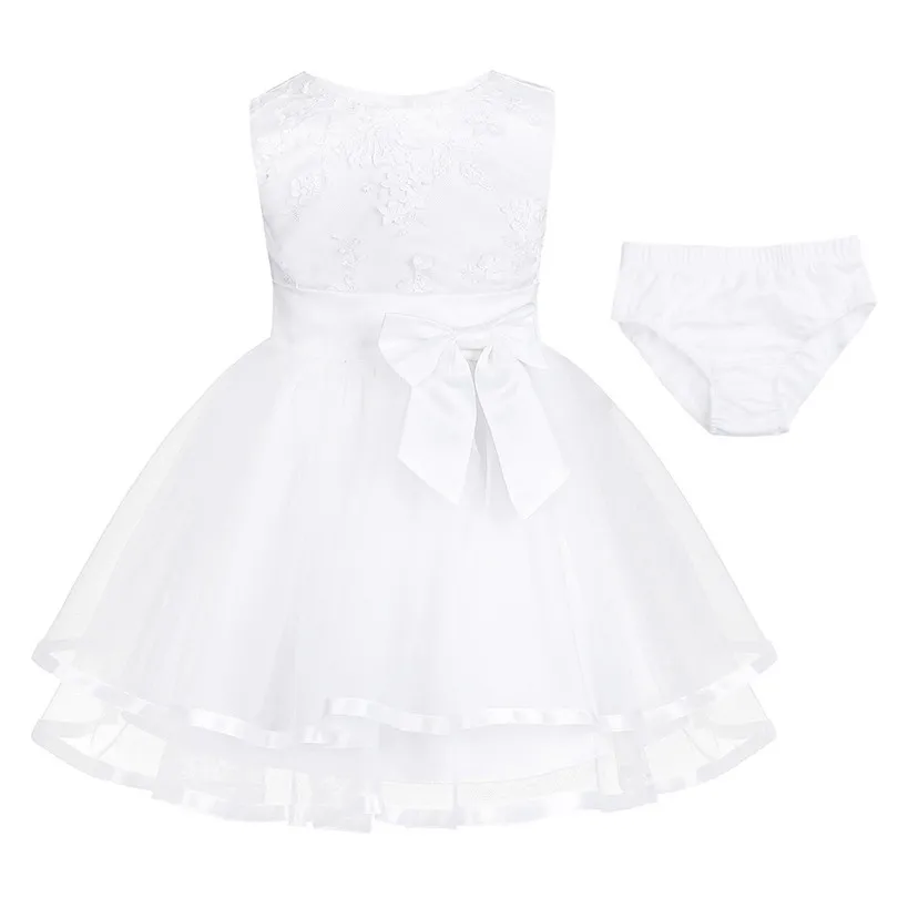 IEFiEL-Vestido de tule princesa para bebês, festa