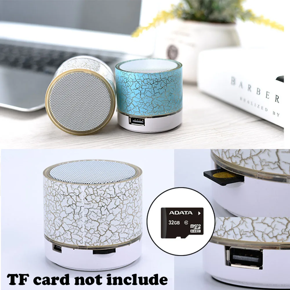 POYATU LED Mini Wireless Bluetooth Speaker TF USB FM Radio Portable Sound Box Musical Subwoofer Loudspeakers For Phone PC  (8)
