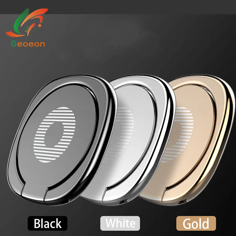 Geoeon General Phone finger ring holder 360 Degree stand for Samsung Xiaomi iPhone X 7 6 55 5S plus Smartphone ZJ02