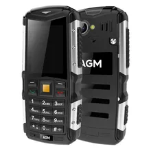 Оригинал AGM М1 2.0 «IP67 Водонепроницаемый Мобильный Телефон Пыле Противоударный Телефон Dual SIM 3 Г WCDMA MP3 2570 мАч Батареи Сотового Телефона