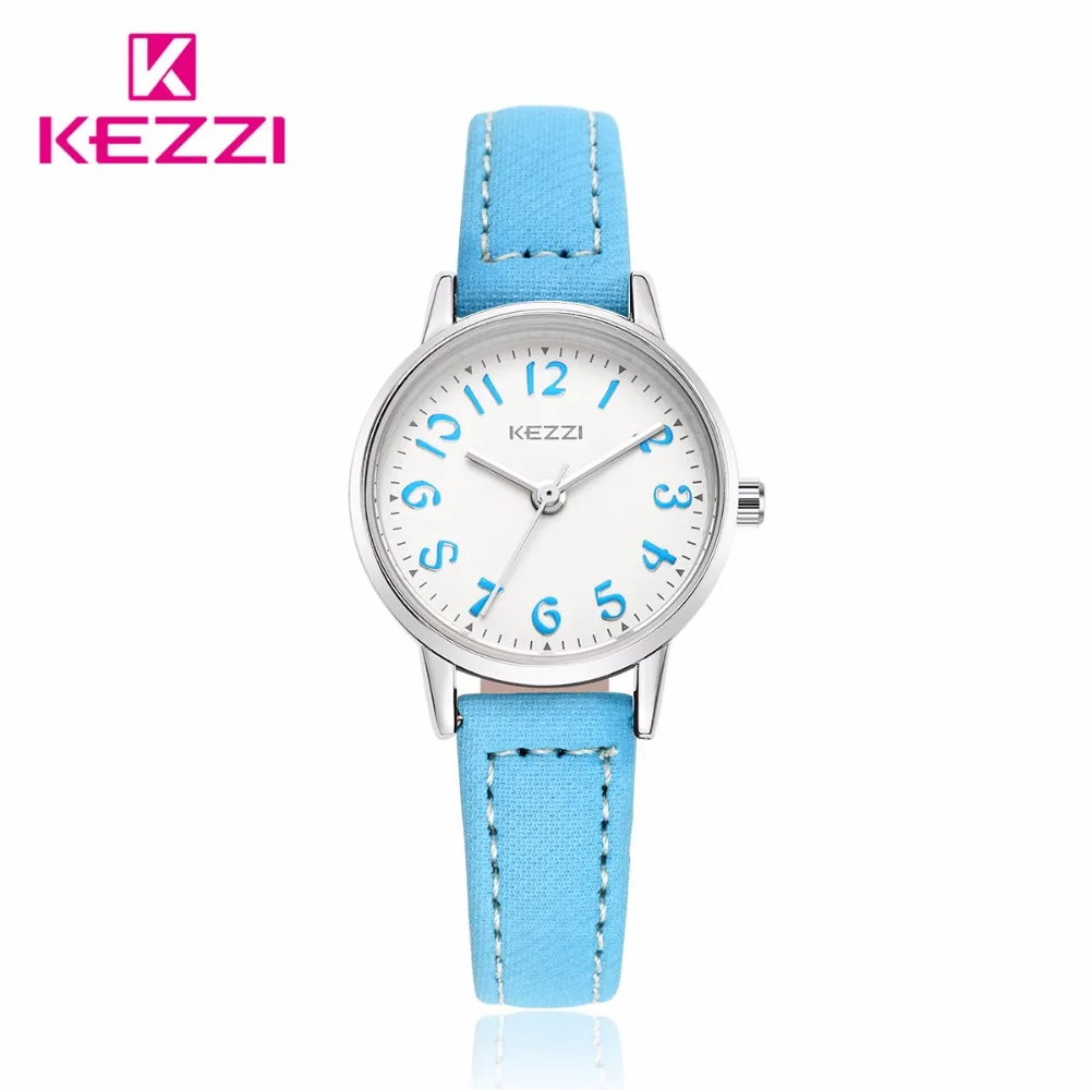 часы женские KEZZI Relogio feminino Часы для Для женщин простой студенток модные маленький