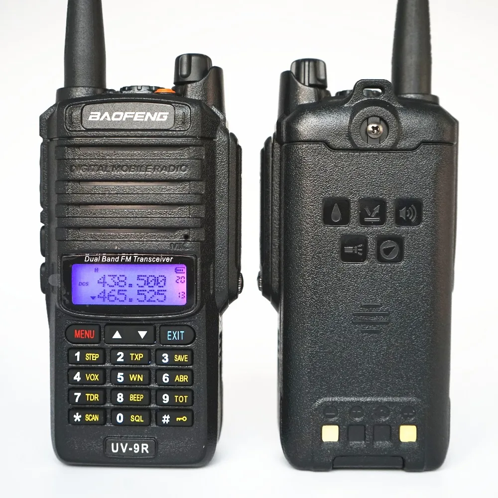 Водонепроницаемый 8 Вт Baofeng UV-9R рация для CB Ham радиостанции UV 9R 10 км двухдиапазонный двухстороннее радио UHF ОВЧ ЧМ трансивер