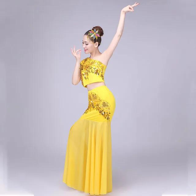 155 175CM Belly Dance Shoulder Off Bellydance Costume for Women Mermaid