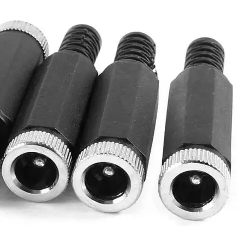 

free shipping 5 Pcs 2.1mm x 5.5mm Female DC Power Socket Jack Connector Adapter