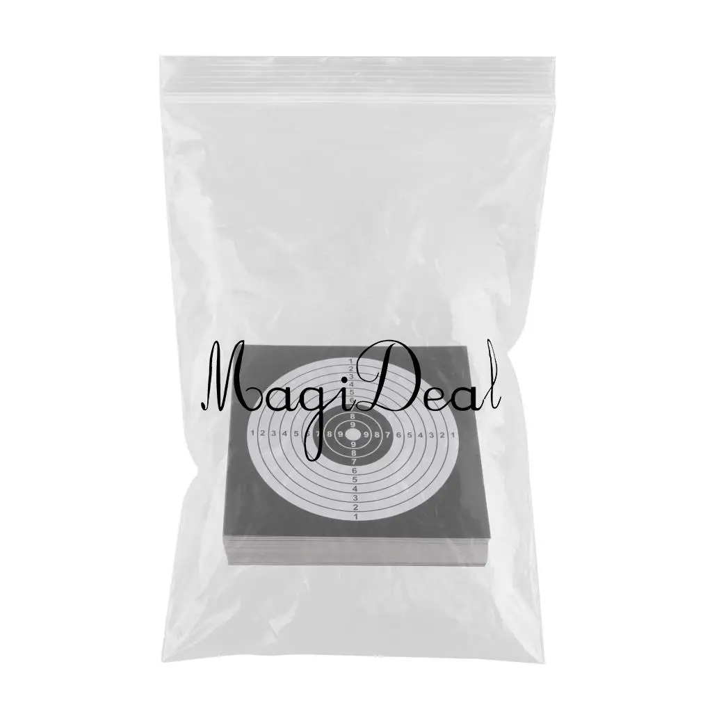 Pack of 100 Archery Paper Target for Shooting Hunting Arrow Recurve Compound Bow Archery Target Faces Archery Target Paper 