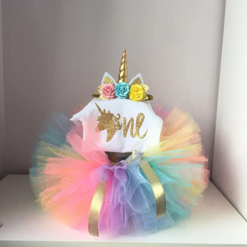 unicorn birthday outfit 2 year old