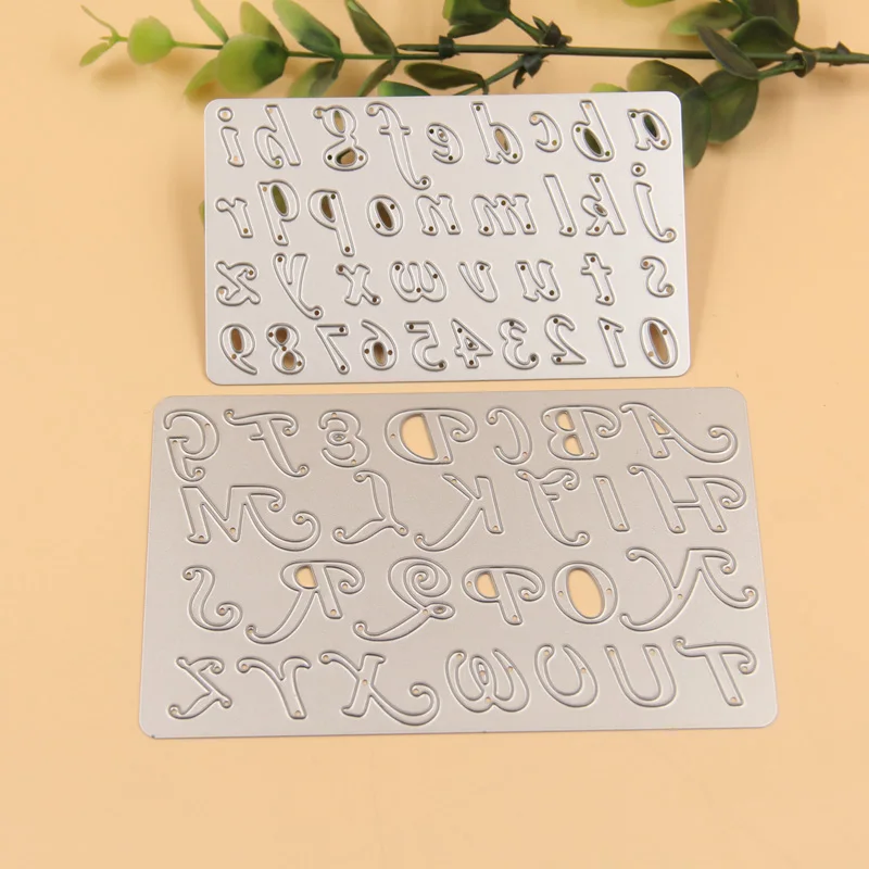 metal letters cutting dies stencils for diy scrapbooking photo album diy letter stencil