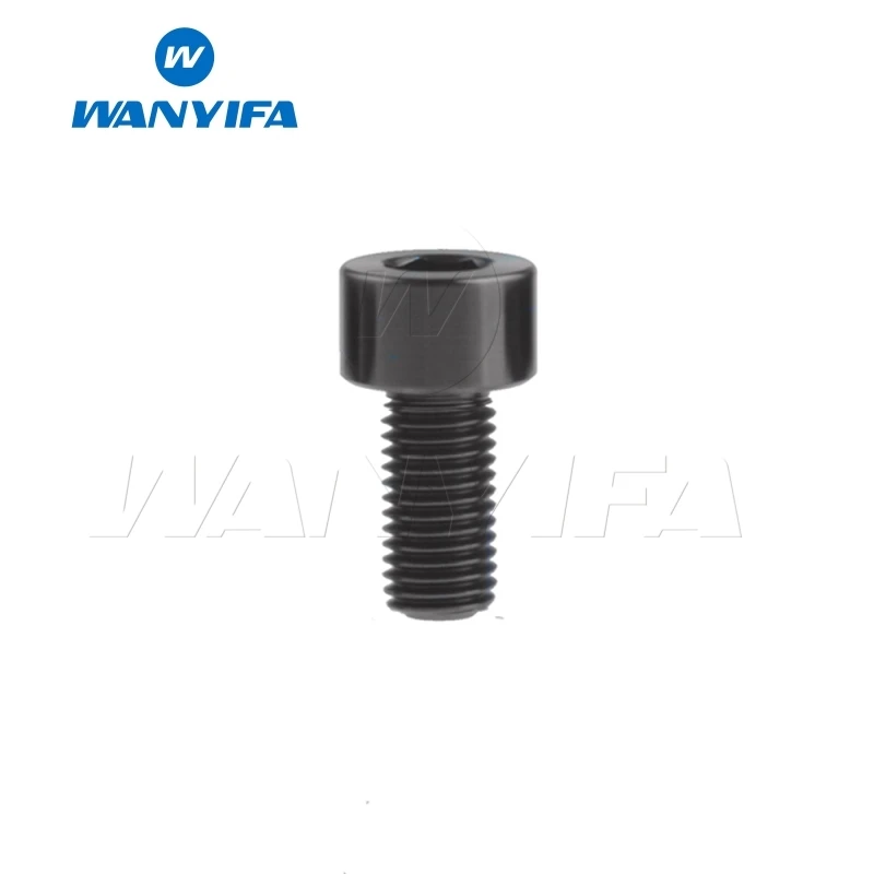 M6x10 Black Wanyifa клеймо M6x10 15, 16, 18, 20, 25 30 35, 40 45 50 55 60 мм Винт С Титановым болтом для велосипедного тормоза велосипеда части - Цвет: M6x10 Black