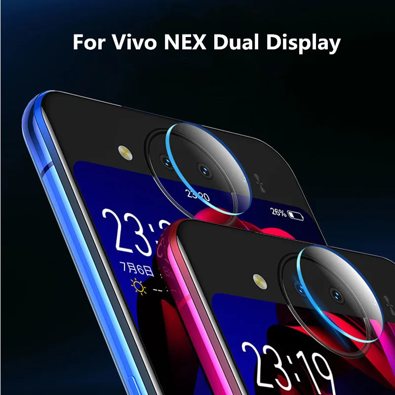 

CCDZ 2PCS Back Camera Lens Tempered Glass For Vivo Nex Dual Display Camera Tempered Glass For Vivo NEX 2 Camera Protector Film