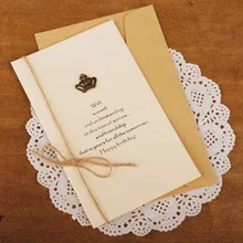 5 шт./компл. креативная винтажная металлическая поздравительная открытка ручной работы День рождения День Святого Валентина открытка на день Святого Валентина