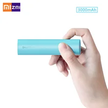 XIAOMI ZMI полный 3000mAh Rechangable 18650 батареи мини XIAOMI power Bank