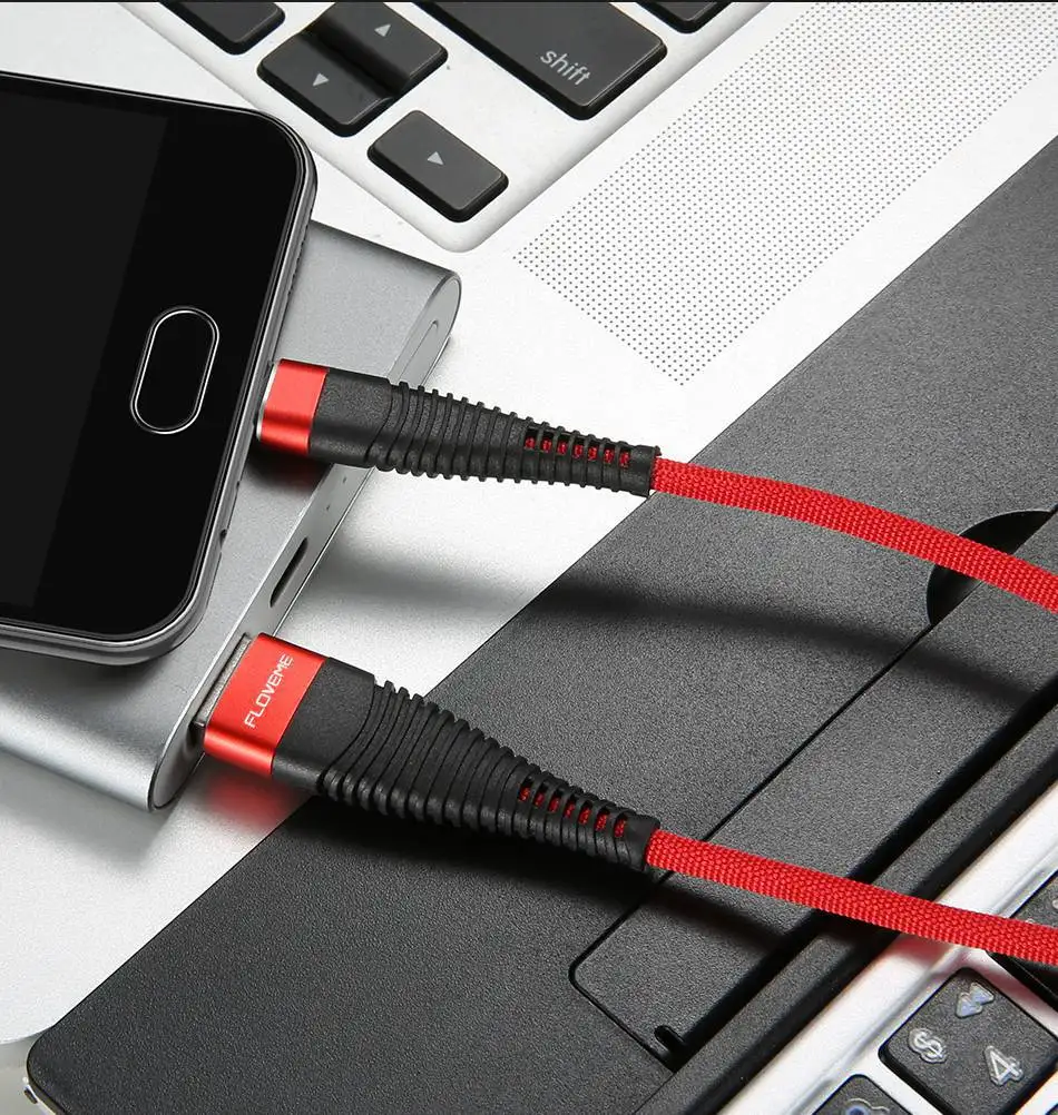 FLOVEME прочный Micro USB кабель для samsung Xiaomi huawei LG Быстрая зарядка дата кабель Micro USB 1 м 2 м зарядка Кабо аксессуары