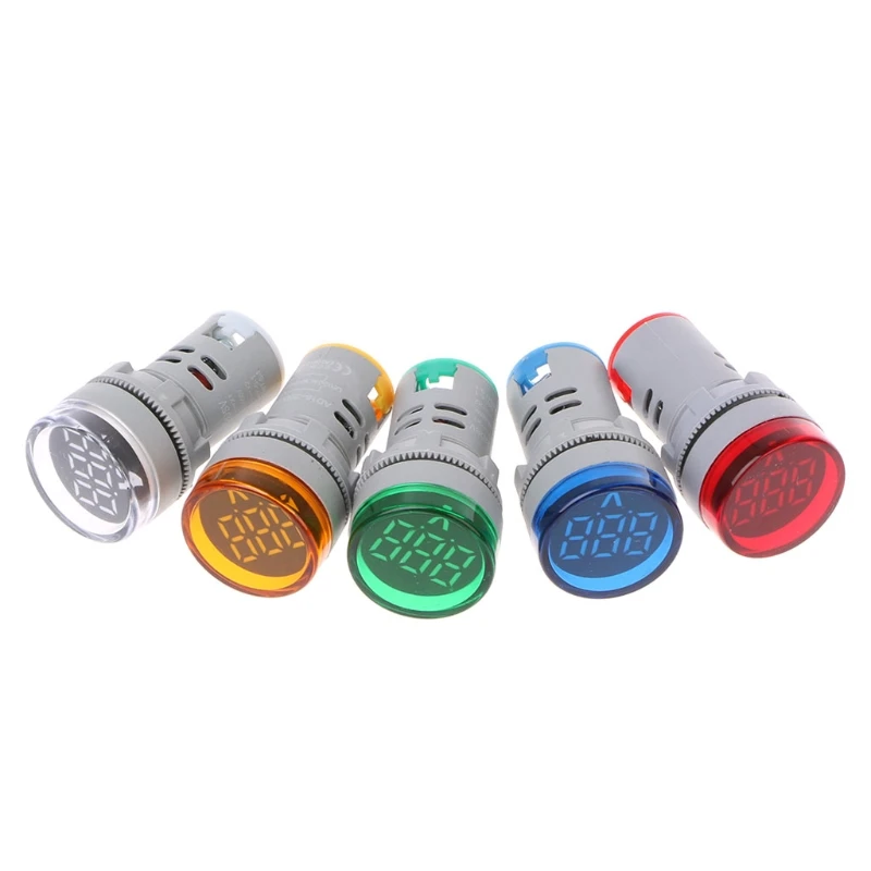

AC 60-500V 22mm Digital Voltmeter Voltage Gauge Monitor Indicator Signal Lights