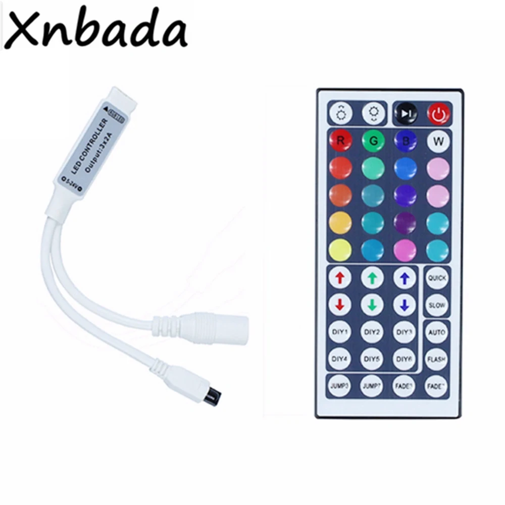 Mini Controller Dimmer Für RGB 5050 3528 SMD LED-Lichter Streifen DC Neue YR 