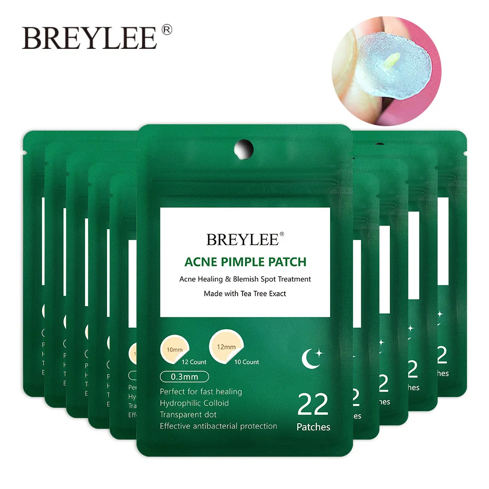 

Breylee Acne Powder Patch Face Mask Peeling Acne Treatment Powder Remover Tool Smet Spot Acne Cream Skin Care Night Use 10 -pcs