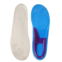 1 пара амортизирующая стелька силиконовая спортивная мягкая гелевая подкладка обувь стелька обувь аксессуары