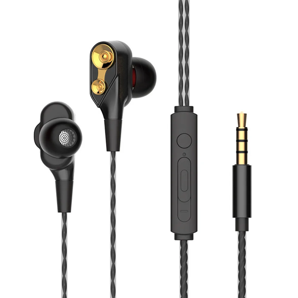 2019 Stylish 3.5mm With Mic Super Bass Music In ear Stereo Headset Earphone Earbuds for most device,tablet,phones,computer,etc.