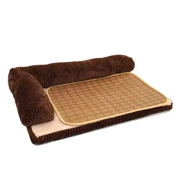

Dog Beds for Little Pets Dog Cat Sleeping Sofa Thickened Comfortable Detachable Deign Resistance Bed Indoor Pet House